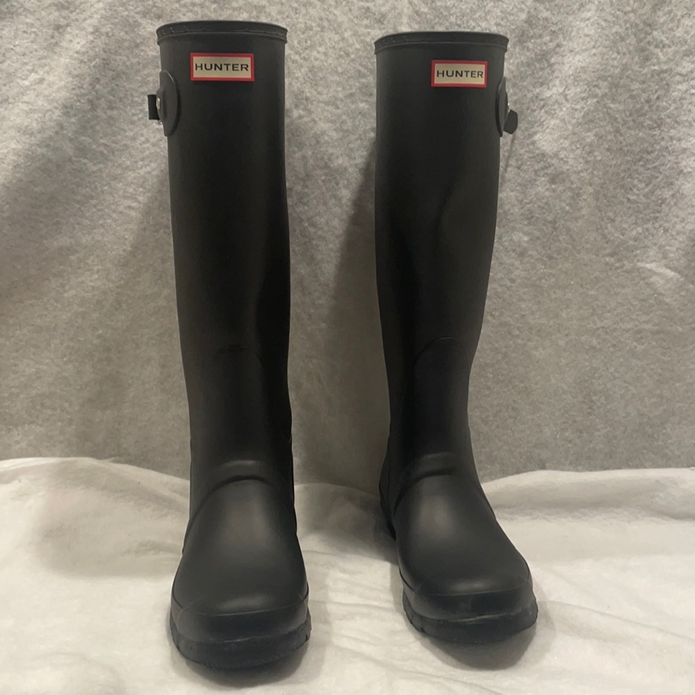 ❤️SALE💕Hunter Black Tall Boots